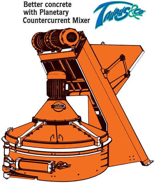 Taurus Planetary Countercurrent Concrete Mixer